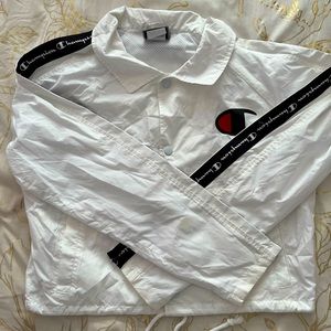 White Champion WindBreaker